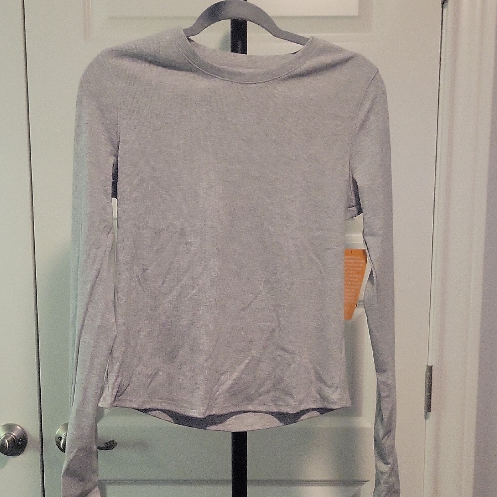 AVIA Long Sleeve Rib Seemed Tee